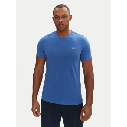 Zdjęcie Tommy Jeans T-Shirt Jaspe DM0DM20363 Niebieski Slim Fit