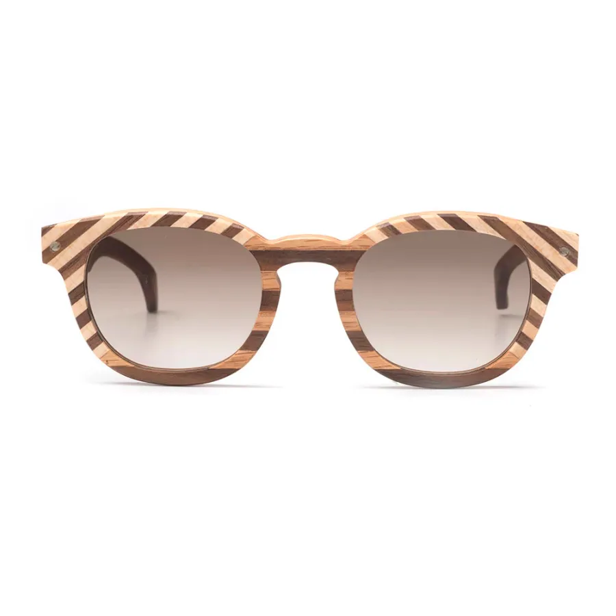 obrazek 1 Owalne okulary z drewna - Legno Light