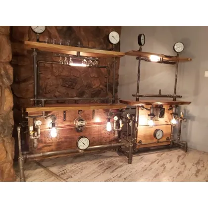 Zdjęcie Lampa loftowa. Barek na alkohol. Industrialne oświetlenie na zamówienie