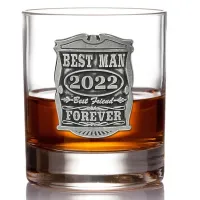 Zdjęcie Elegancka szklanka do whisky z emblematem
