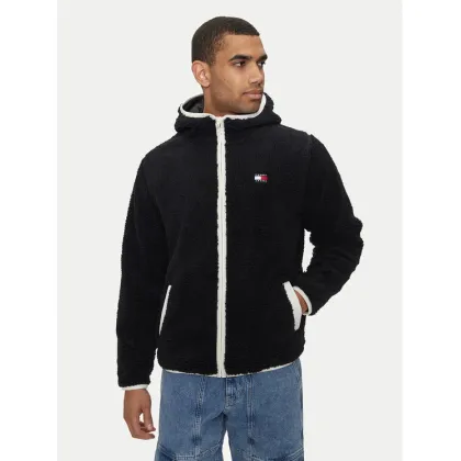 Zdjęcie Tommy Jeans Kurtka przejściowa Teddy DM0DM19224 Czarny Regular Fit