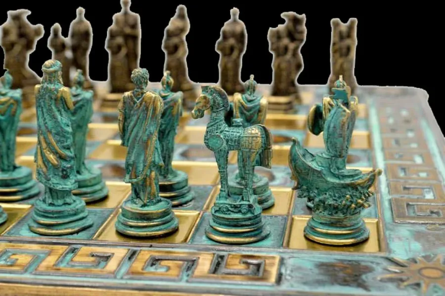 obrazek 5 Unikatowy zestaw szachowy Bitwy pod Troją - The Chess Empire