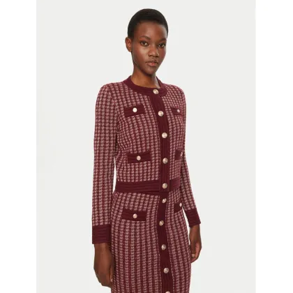 Zdjęcie Fracomina Kardigan FS24WT8008K536F8 Bordowy Slim Fit