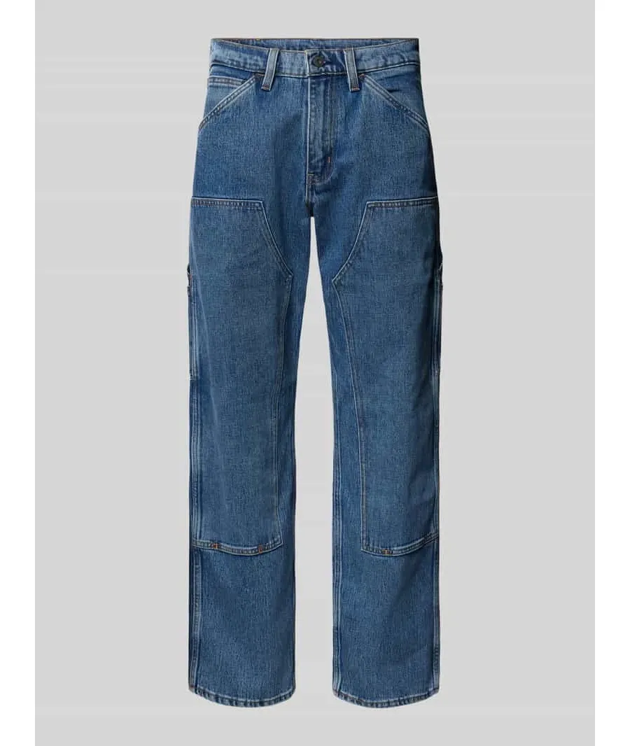 obrazek 1 Jeansy o kroju regular fit ze wzmocnionym obszarem kolan model ‘WORKWEAR’