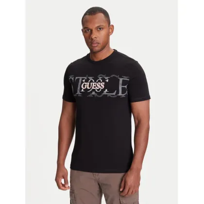 Zdjęcie Guess T-Shirt M5YI14 I3Z14 Czarny Regular Fit