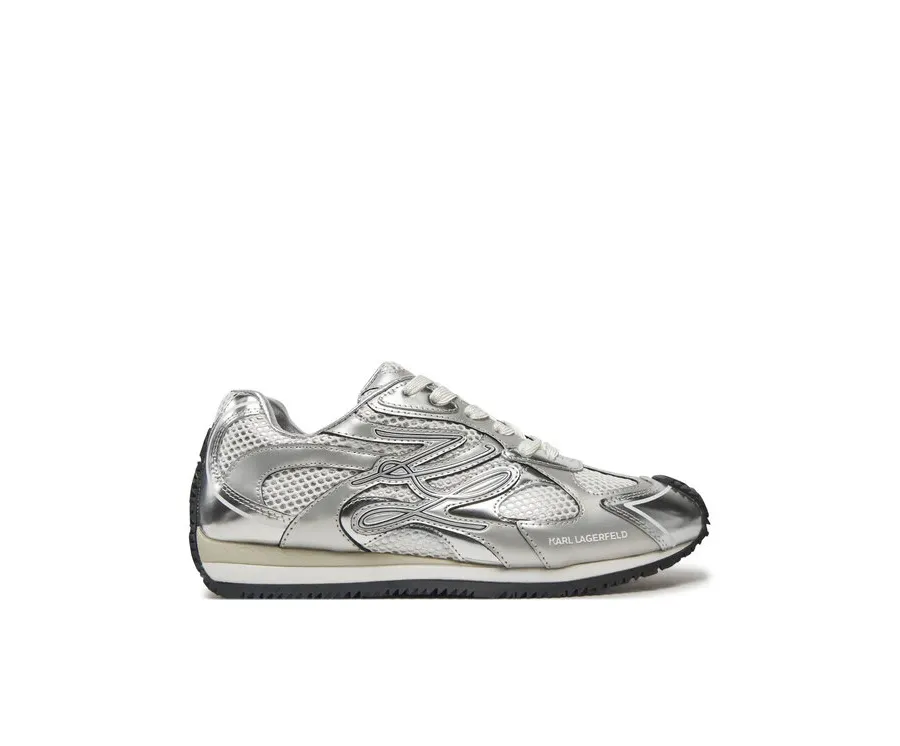 obrazek 1 KARL LAGERFELD Sneakersy Velocette KL63925 Srebrny