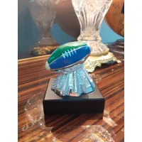 Picture Figurine with a rugby ball - Astra Argenti