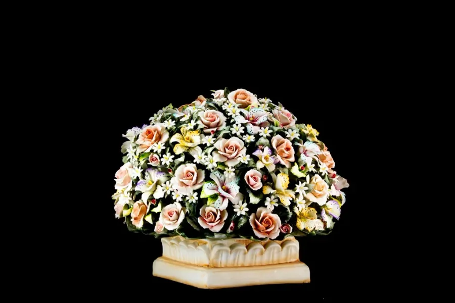 obrazek 1 Gustowne porcelanowe polne kwiaty