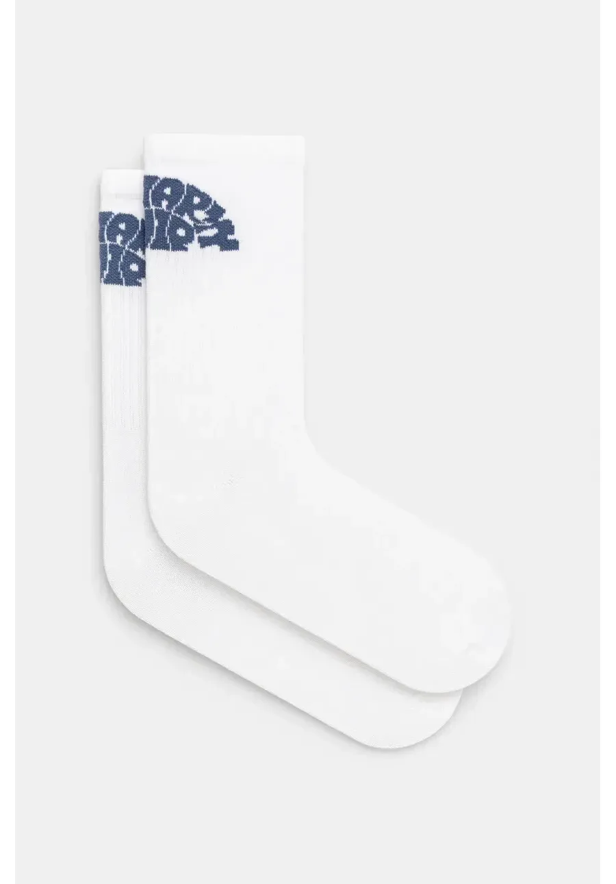 obrazek 1 Carhartt WIP skarpetki Jazzy Socks męskie kolor biały I034674