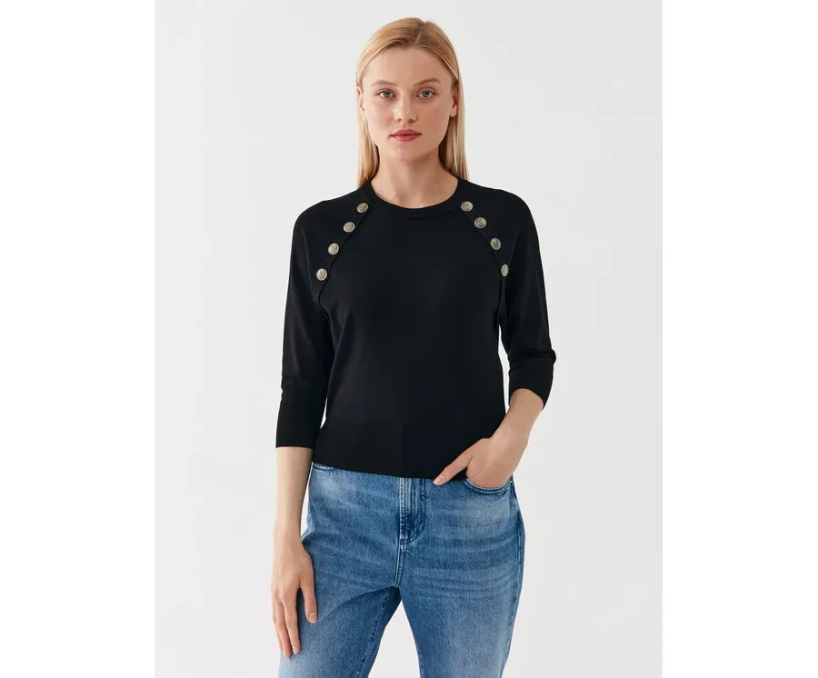obrazek 1 Marella Sweter Ossido 2333660437 Czarny Regular Fit