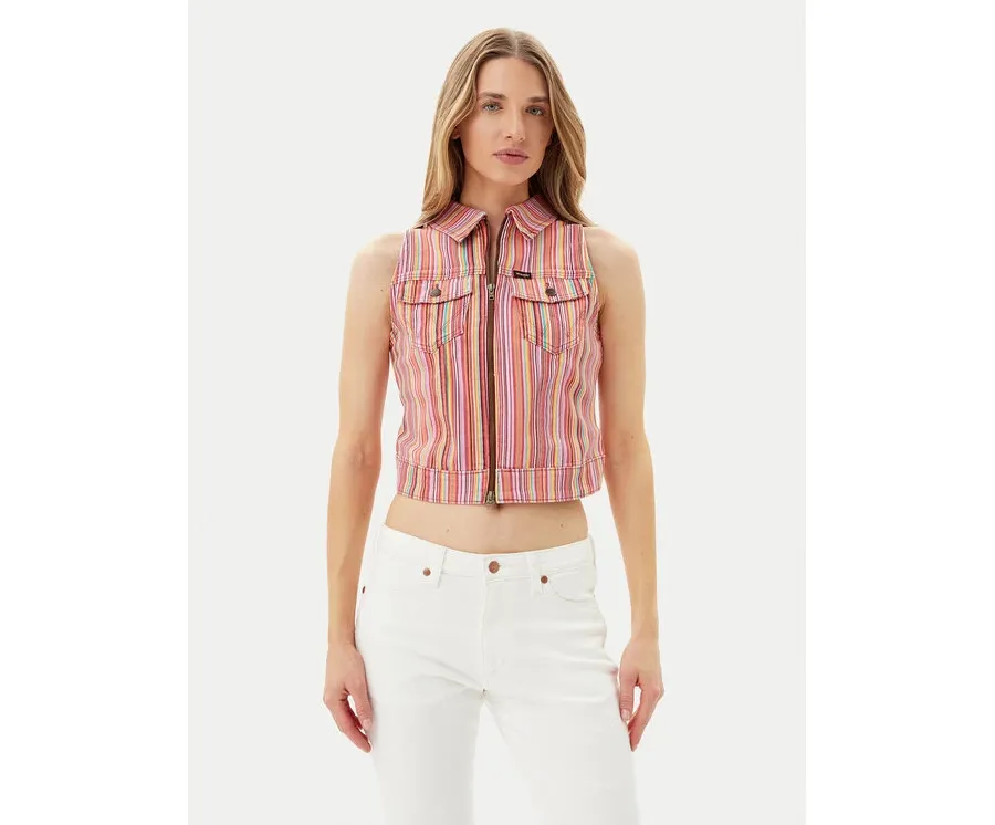 obrazek 1 Wrangler Kamizelka 112362848 Różowy Slim Fit