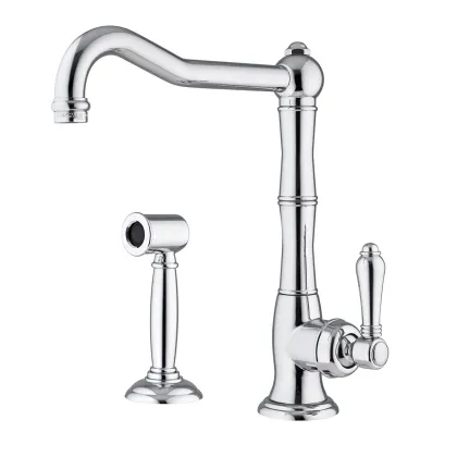 Zdjęcie Bateria zlewozmywakowa jednootworowa z bocznym strumieniem - Officina Nicolazzi