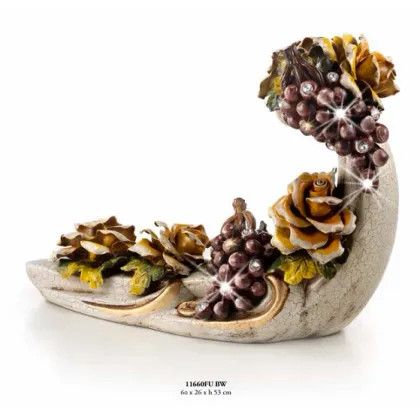 Picture Decorative wave with Swarovski roses on grapes - Valle d'oro Patchi