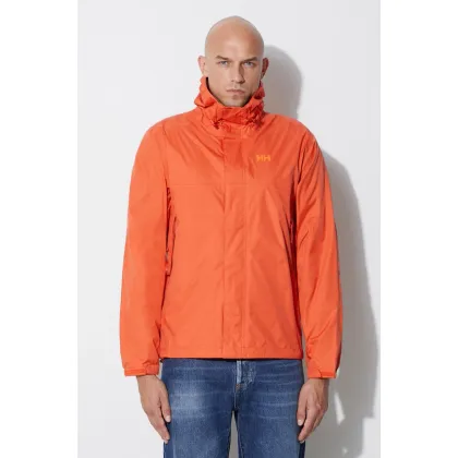 Zdjęcie Helly Hansen kurtka przeciwdeszczowa Loke męska kolor pomarańczowy