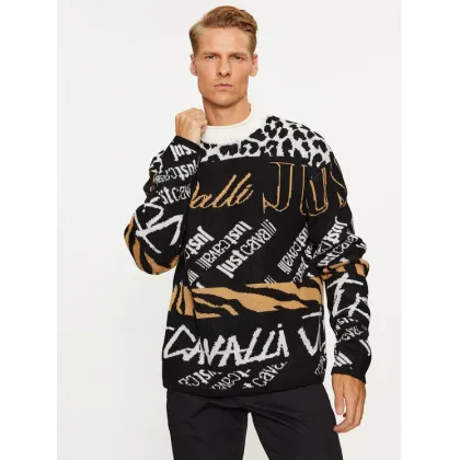 Zdjęcie Just Cavalli Sweter 75OAFM08 Kolorowy Regular Fit