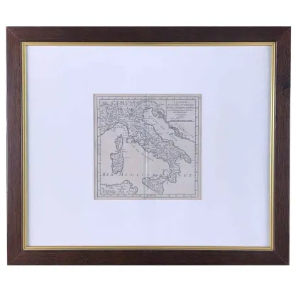 Picture Ancient geographical map of Italy 1748
