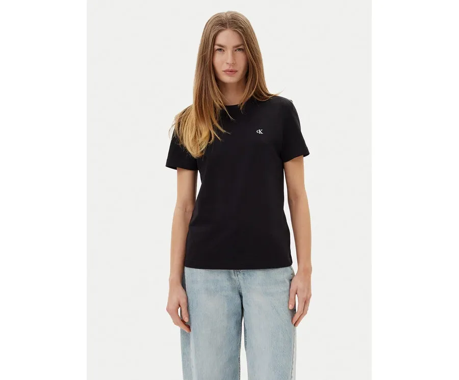 obrazek 1 Calvin Klein Jeans T-Shirt LV047B224G Czarny Regular Fit