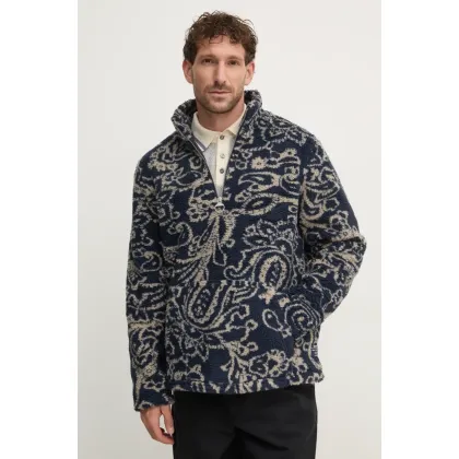 Zdjęcie Barbour bluza polarowa kolor granatowy wzorzysta MFL0204NY91