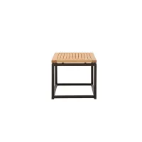 Picture A minimalist, square table for the garden or terrace