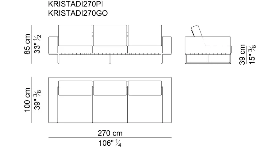 obrazek 2 Sofa do salonu z tworzywa sztucznego