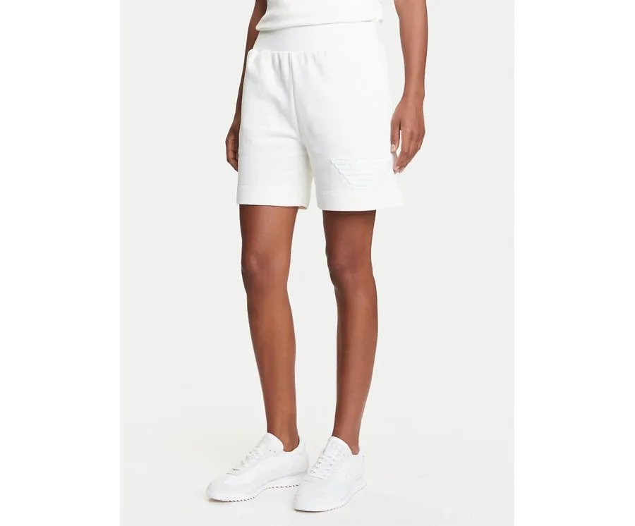 obrazek 1 Emporio Armani Szorty sportowe EW000778 AF12186 U1131 Biały Loose Fit