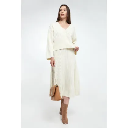 Zdjęcie Spódnica wełniana midi Arabian PINKO Pinko