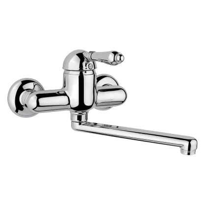 Zdjęcie Bateria zlewozmywakowa jednouchwytowa, ścienna - Officina Nicolazzi