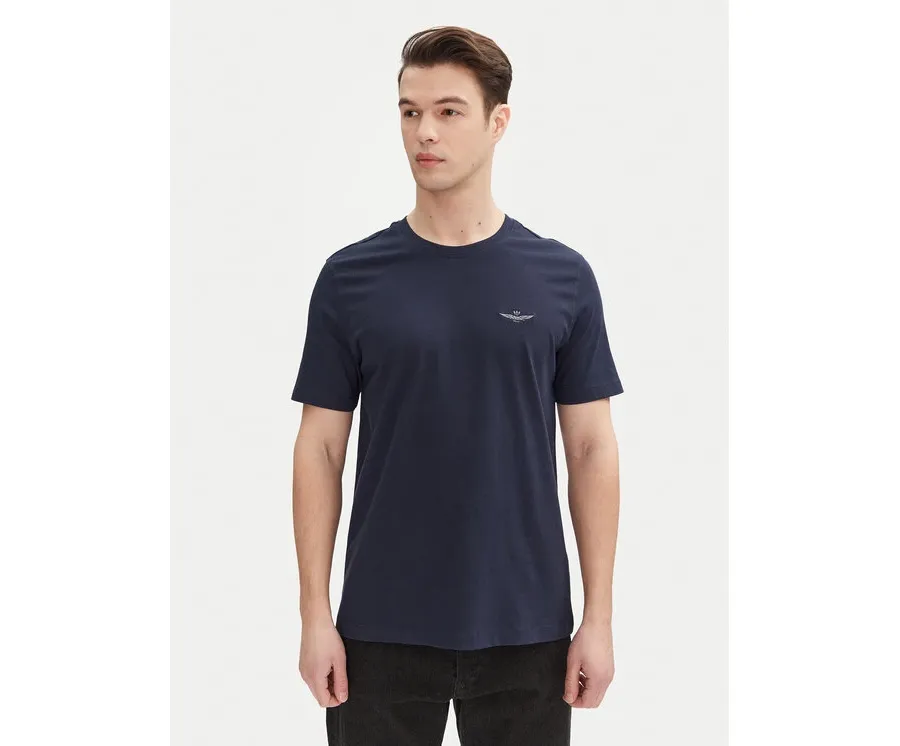 obrazek 1 Aeronautica Militare T-Shirt 251TS2376J592 Granatowy Regular Fit