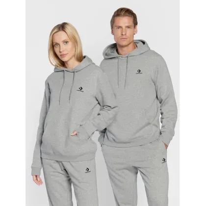 Zdjęcie Converse Bluza Unisex Go-To Embroidered Star Chevron 10024509-A06 Szary Standard Fit