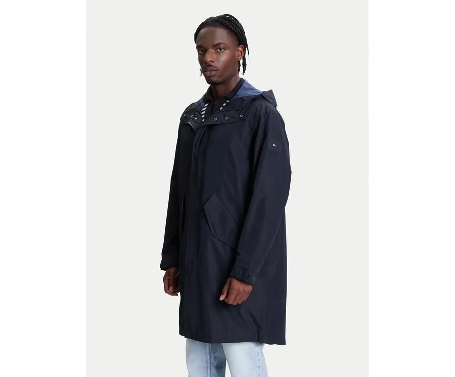 obrazek 1 Tommy Hilfiger Parka MW0MW39645 Granatowy Regular Fit
