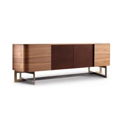 Zdjęcie Wyjątkowa komoda 4-drzwiowa York na metalowej podstawie