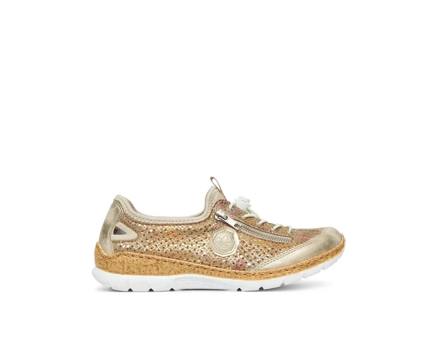 obrazek 1 Rieker Sneakersy N42V1-92 Beżowy