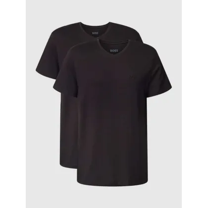 Zdjęcie T-shirt z dekoltem w serek w zestawie 3 szt. model ‘ComfortS’