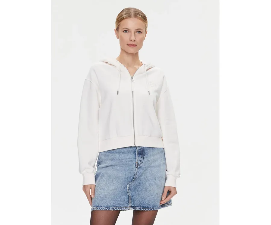 obrazek 1 Tommy Hilfiger Bluza WW0WW39797 Biały Regular Fit