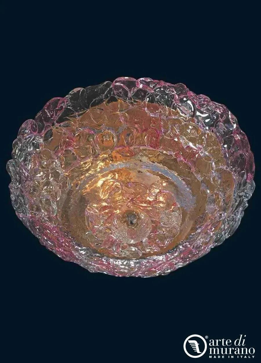 obrazek 1 Ciekawa Lampa sufitowa ze szkła Murano Meteora