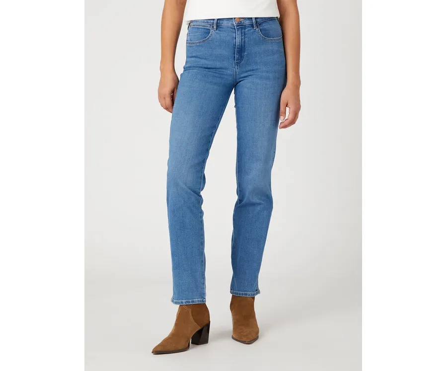 obrazek 1 Wrangler Jeansy Straight 658 W26RCY37N 112332359 Niebieski Regular Fit