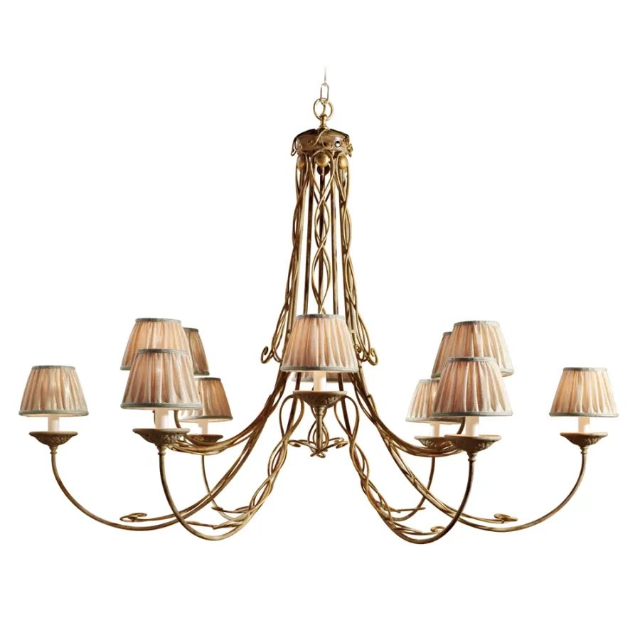 obrazek 1 Delikatny dwunastopunktowy żyrandol H.93xL.140xP.140 cm