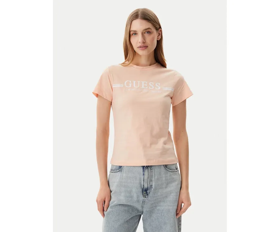 obrazek 1 Guess T-Shirt V5GI03 I3Z14 Pomarańczowy Regular Fit