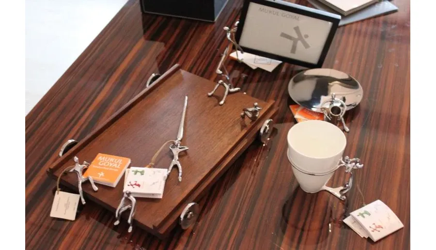 obrazek 4 Luksusowa drewniana tacka - Mukul Goyal
