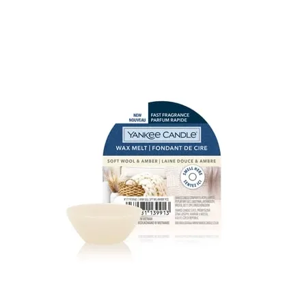 Zdjęcie Yankee Candle Soft Wool & Amber Wax Melt Single Świeca zapachowa 22 g