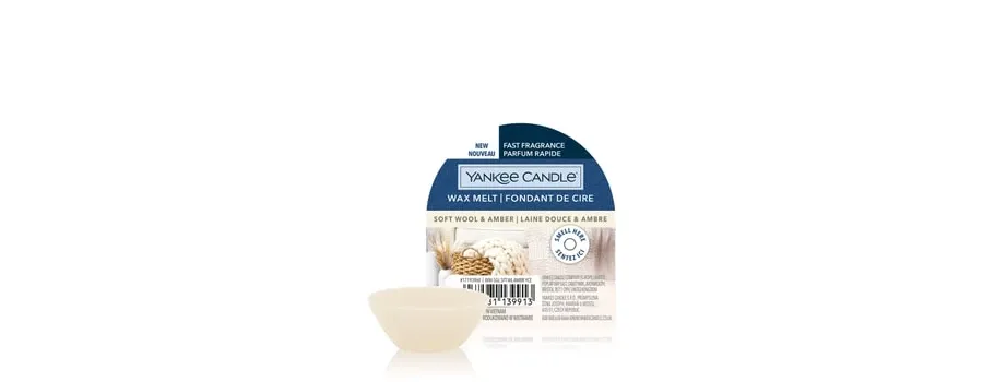 obrazek 1 Yankee Candle Soft Wool & Amber Wax Melt Single Świeca zapachowa 22 g