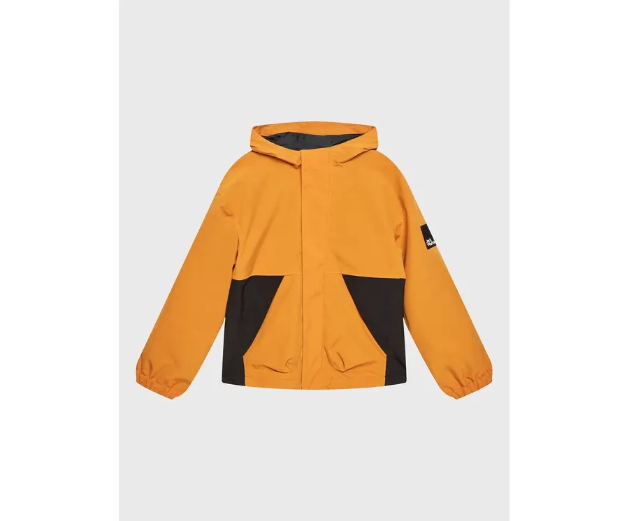 obrazek 1 Jack Wolfskin Kurtka przeciwdeszczowa Teen 2L 1609801 Żółty Regular Fit