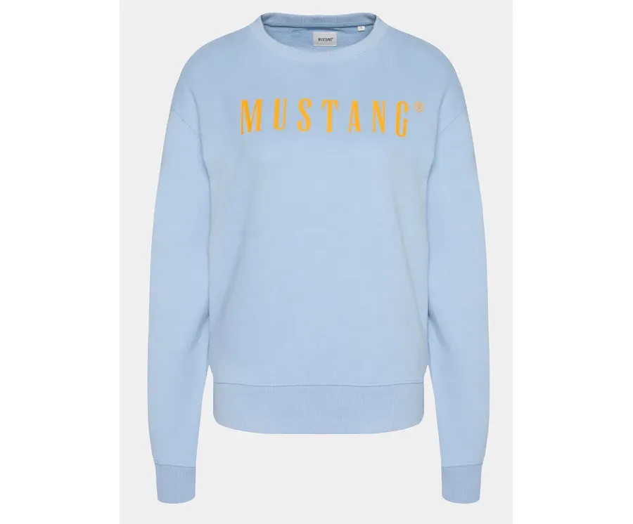 obrazek 1 Mustang Bluza Aberdeen 1014960 Błękitny Regular Fit