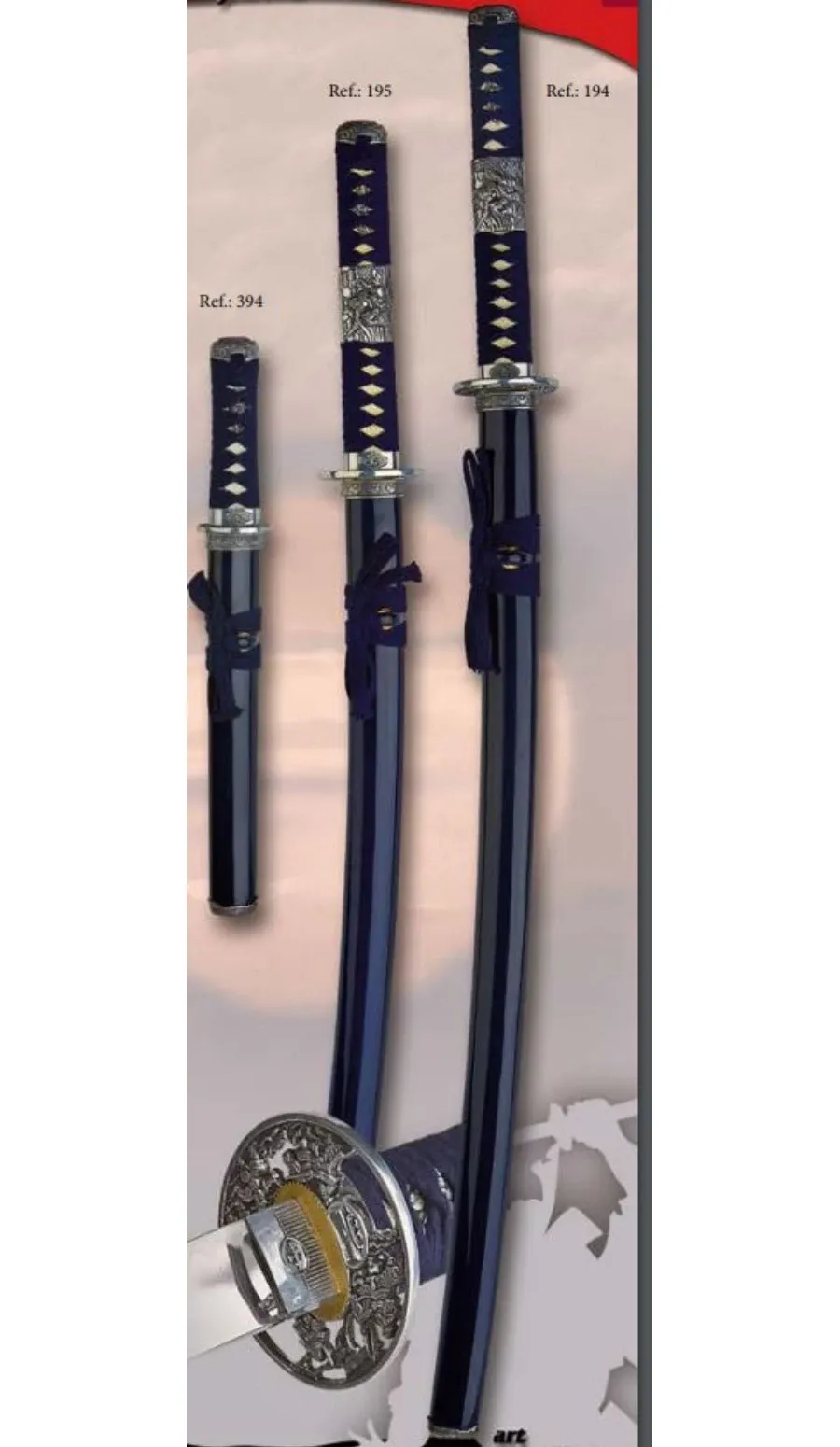 obrazek 2 Stylowe repliki broni japońskich - katana, wakizashi, tanto