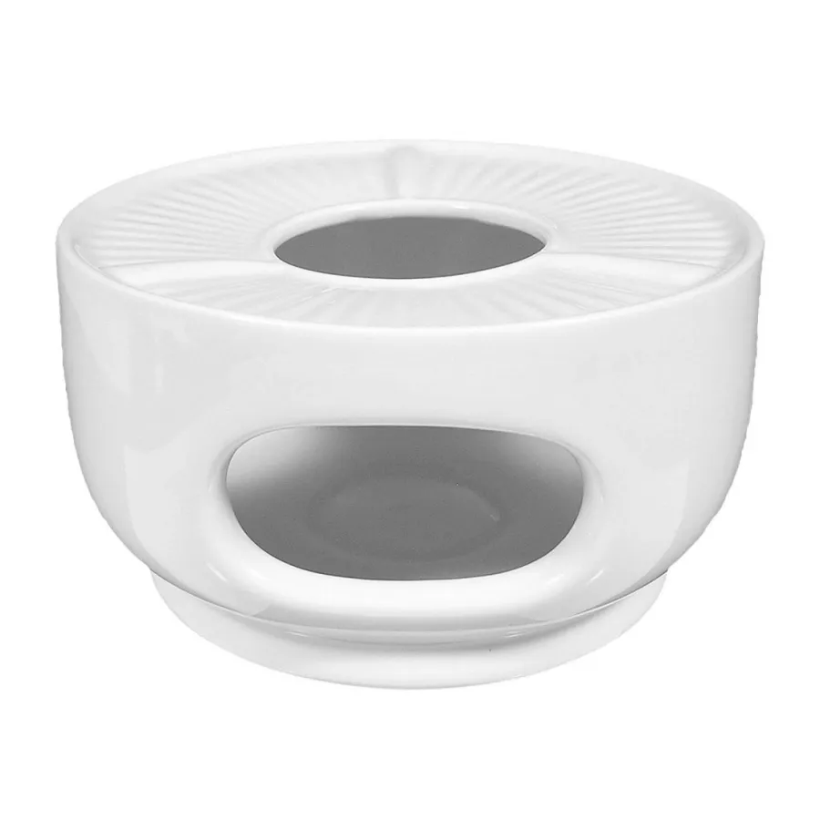 obrazek 1 Stylowy porcelanowy podgrzewacz w kolorze białym z Niemiec - Seltmann Weiden
