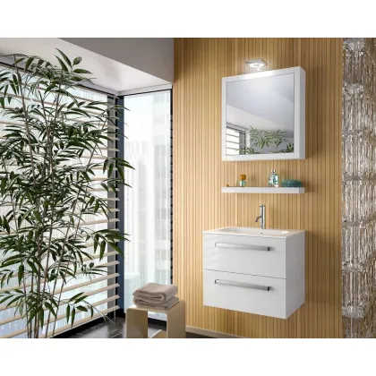 Zdjęcie Minimalistyczny komplet mebli do łazienki