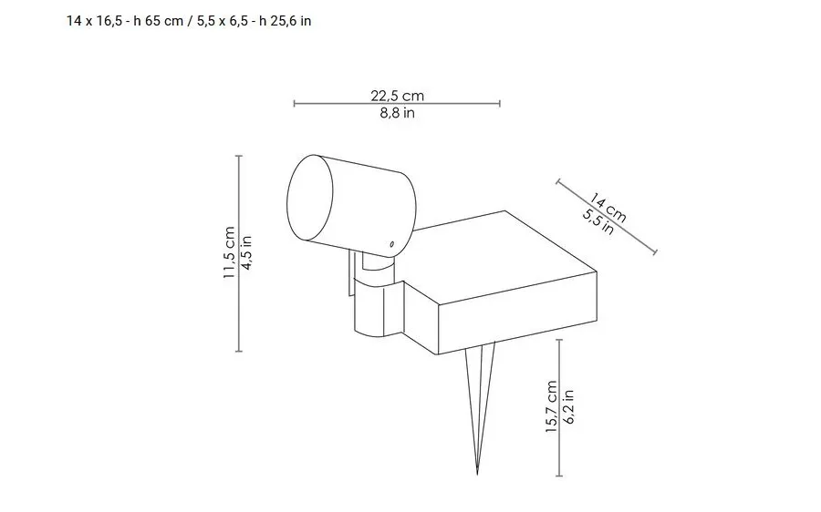 obrazek 4 Nowoczesna lampa ogrodowa z kolekcji Solar