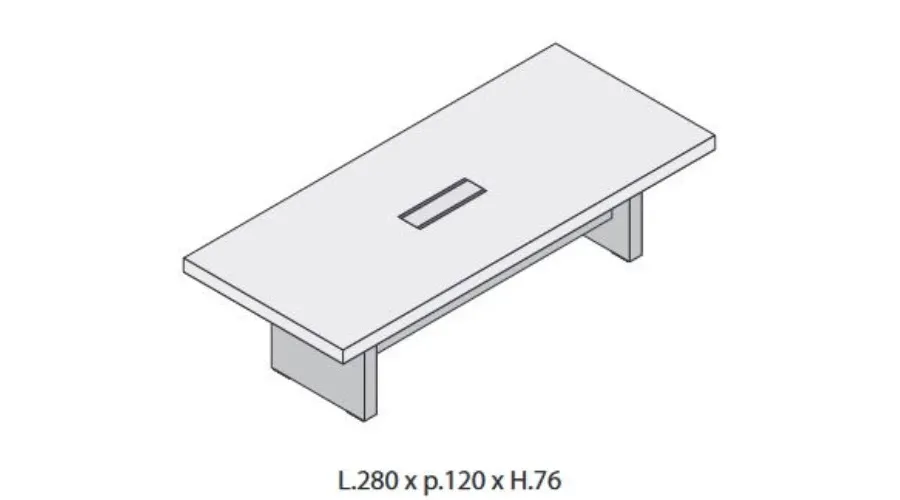 obrazek 4 Niezwykły mebel w postaci drewnianego stołu od włoskiego producenta - 280x120x76 cm