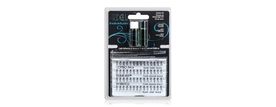 obrazek 1 Ardell Individuals Starter Kit Medium Black Pojedyncze rzęsy 56 szt.