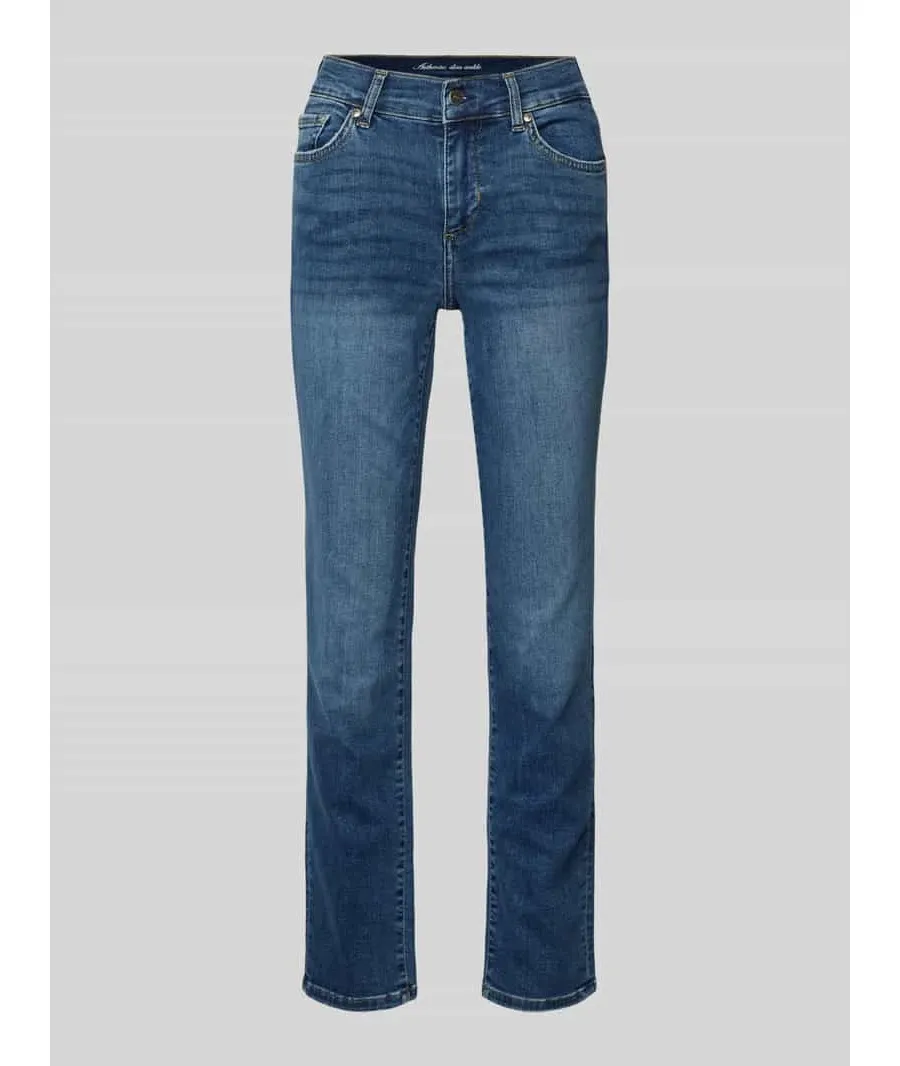 obrazek 1 Jeansy o kroju slim fit z 5 kieszeniami model ‘AUTHENTIC’